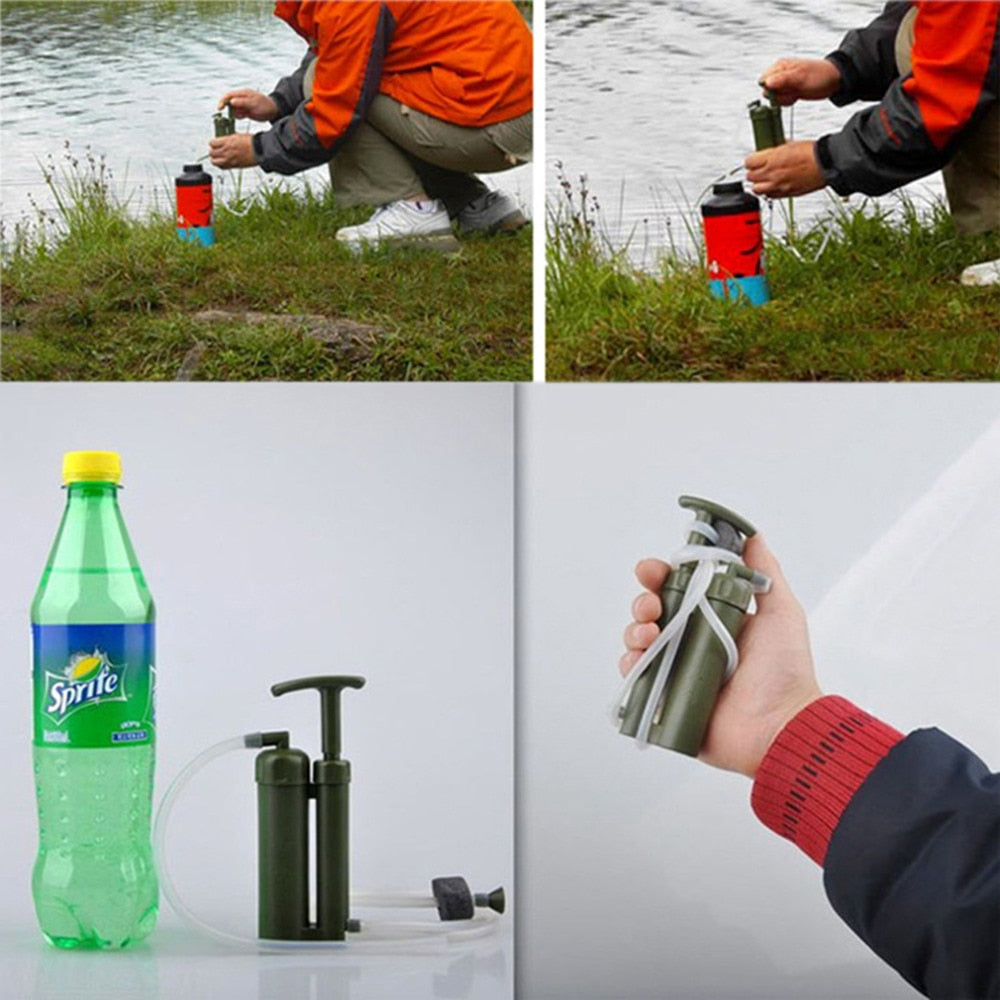Portable Outdoor Hiking Camping Water Filter Purifier Cleaner Outdoor Survival Emergency Water Purifier Drop shipping